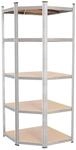 TroniTechnik&reg; Schwerlastregal, Kellerregal, Lagerregal, 40 x 40 x 70 x 70 x 180 cm,