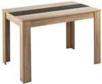 byLIVING Esstisch NORI, Breite 120 cm, Artisan Eiche (Eiche-Optik)/schwarz