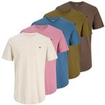 JPRBLABRODY TEE CREW NECK 5PK Herren T-Shirt