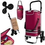 24MOVE&reg; Einkaufstrolley ALEGRE 3in1 Trolley faltbarer Einkaufswagen mit K&uuml;hlfach,