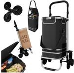 24MOVE&reg; Einkaufstrolley ALEGRE 3in1 Trolley faltbarer Einkaufswagen mit K&uuml;hlfach,