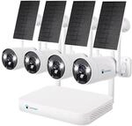 LUVISION Dual WLAN Solar Akku &Uuml;berwachungssystem 10 Kanal NVR 4MP