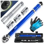 MASKO&reg; Drehmomentschl&uuml;ssel 6tlg. Set 40-210Nm 1/2 ' CV inkl. 3 Steckn&uuml;ssen 17mm,