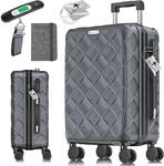 KESSER&reg; Reisekoffer Koffer ABS Hartschalenkoffer mit Zahlenschloss, Kofferwaage &