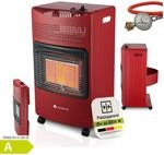 Juskys Gasheizung GS42US &ndash; Infrarot-Heizstrahler bis 4200 W f&uuml;r Terrasse & Outdoor