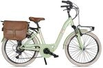Via Veneto Elektro-Citybike MONOTUBO Classic Lady 24 Zoll, VERDE GIULIETTA