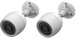 EZVIZ H3C 2MP WLAN Smart Home Kamera, 2er-Set