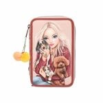 Depesche 3-Fach Federtasche FUR-EVER FRIENDS TOPModel 7,5 x 13 x 20 cm