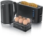 Arendo Fr&uuml;hst&uuml;cks-Set Wasserkocher 1,5l, 2-Scheiben Toaster, 6er Eierkocher,