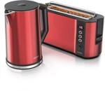 Arendo Fr&uuml;hst&uuml;cksset, Wasserkocher ELEGANT 1,5L, 2 Scheiben Toaster Langschlitz,