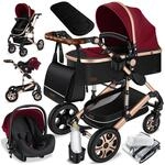 KESSER&reg; Loops Kinderwagen 4 in 1 Kombikinderwagen Komplett-Set auch als Buggy f&uuml;r