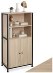 tectake&reg; Highboard, Industrial Style, 2 offene F&auml;cher mit Deckplatte, mit