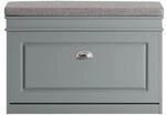 SoBuy Schuhbank mit 1 T&uuml;r Hellgrau 75x24x51cm Funktional