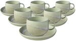 like. by Villeroy & Boch Espressotassen mit Untertassen Perlemor Alga 60 ml 6er...