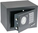 HMF M&ouml;beltresor Tresor mit Elektronikschloss 23 x 17 x 17 cm Anthrazit