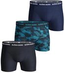 Cotton Stretch Boxer Trunks 3P Herren Boxershort