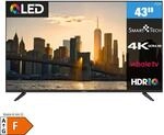 Smart Tech 43QH02V QLED Fernseher 43 Zoll Whale Smart TV - HDR TV mit 4K UHD,