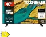 Telefunken XF40P900S Fernseher 40 Zoll LED TV mit Full HD Aufl&ouml;sung und Triple-Tuner