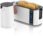 Arendo Fr&uuml;hst&uuml;cks-Set mit Wasserkocher 1,5 l und...