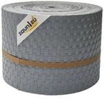 zaun zu&reg; Sichtschutzstreifen Rattan PE f&uuml;r Doppelstabmatten Hellgrau 26m