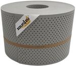 zaun zu&reg; Sichtschutzstreifen PP Premium Gelocht 15 Prozent Streifen Steingrau 50m
