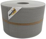 zaun zu&reg; Sichtschutzstreifen PP Premium Gelocht 30 Prozent Streifen Steingrau 50m