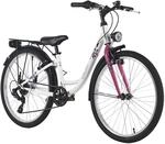 Dacapo DaCapo Kinderfahrrad 24" Cindy 7 G&auml;nge RH 32 cm mit Beleuchtung - Ab 8 Jahre