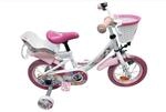 VOLARE Kinderfahrrad Unicorn 12 Zoll, wei&szlig;