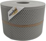 zaun zu&reg; Sichtschutzstreifen Rille Gelocht Diamant Muster f&uuml;r Doppelstabmatten