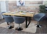 6er-Set Esszimmerstuhl MCW-F19, K&uuml;chenstuhl Drehstuhl Loungesessel, drehbar