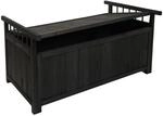 Aufbewahrungstruhe MCW-O13, Gartentruhe Auflagenbox Truhe, Tanne Holz MVG...