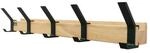 HOME DELUXE Garderobenleiste inkl. Haken, Magnete und Bilderregal STRIPE - 8 x...