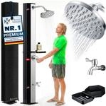 KESSER&reg; Solardusche 40- 60 Liter Solar Gartendusche warmes Wasser max. 60&deg;C 