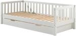 Kojen Bett Fritz mit Sprossenumrandung u. Rolllattenrost, Liegefl&auml;che 90 x 200,