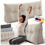 ELONEO R&uuml;ckenkissen Bett- und R&uuml;ckenst&uuml;tzkissen >Sand< 140cm
