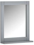 SoBuy Wandspiegel mit 1 Ablage Grau 40x10x49,2cm Klassisch