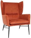 Lounge-Sessel MCW-L62, Ohrensessel Cocktailsessel Sessel Polstersessel, Stoff/Textil