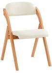 SoBuy Klappstuhl faltbar Wei&szlig; 47x51x78cm Funktional