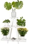 needs&wants&reg; Pflanzenst&auml;nder Blumenst&auml;nder aus Holz wetterfest f&uuml;r Indoor Outdoor