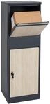 Paketkasten MCW-G80, Paketbox Standbriefkasten Paketbriefkasten Gr&ouml;&szlig;e XL ~ verzinkt