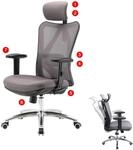 SIHOO B&uuml;rostuhl Schreibtischstuhl, ergonomisch, verstellbare Lordosenst&uuml;tze, 150kg