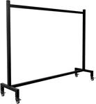 CLP Kleiderst&auml;nder rollbar Gisborne mit Stahl-Gummir&auml;dern, schmaler