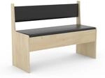 VCM Holz Eckbank Sitzbank f&uuml;r Esszimmer und K&uuml;che Bank mit Truhe f&uuml;r den