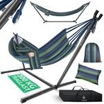 KESSER&reg; H&auml;ngematte LAKE mit Gestell Doppelh&auml;ngematte f&uuml;r 2 Personen-Stabiler