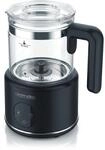 Arendo Milchaufsch&auml;umer mit 500 ml Glas Beh&auml;lter, elektrisch, f&uuml;r hei&szlig;en &...