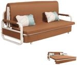 Schlafsofa MCW-M83, Schlafcouch Couch Sofa, Schlaffunktion Bettkasten Liegefl&auml;che,