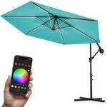 Swing&Harmonie&reg; Luxus LED Sonnenschirm mit RGB Beleuchtung inkl....