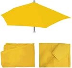 Ersatz-Bezug f&uuml;r Sonnenschirm halbrund Lorca, Sonnenschirmbezug Ersatzbezug, 270cm