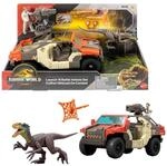 Mattel JGB59 - Jurassic World - Die Wiedergeburt - Spielset, Fahrzeug, Spielfiguren,