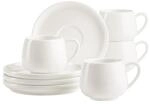 M&auml;ser Espressotassen Set, Porzellan Taya Wei&szlig;